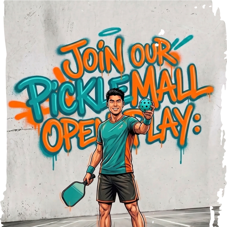 Join our PickleMall Open Play:
